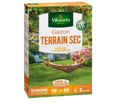 Vilmorin Grass Seeds for Dry Ground 1kg 40-60m²